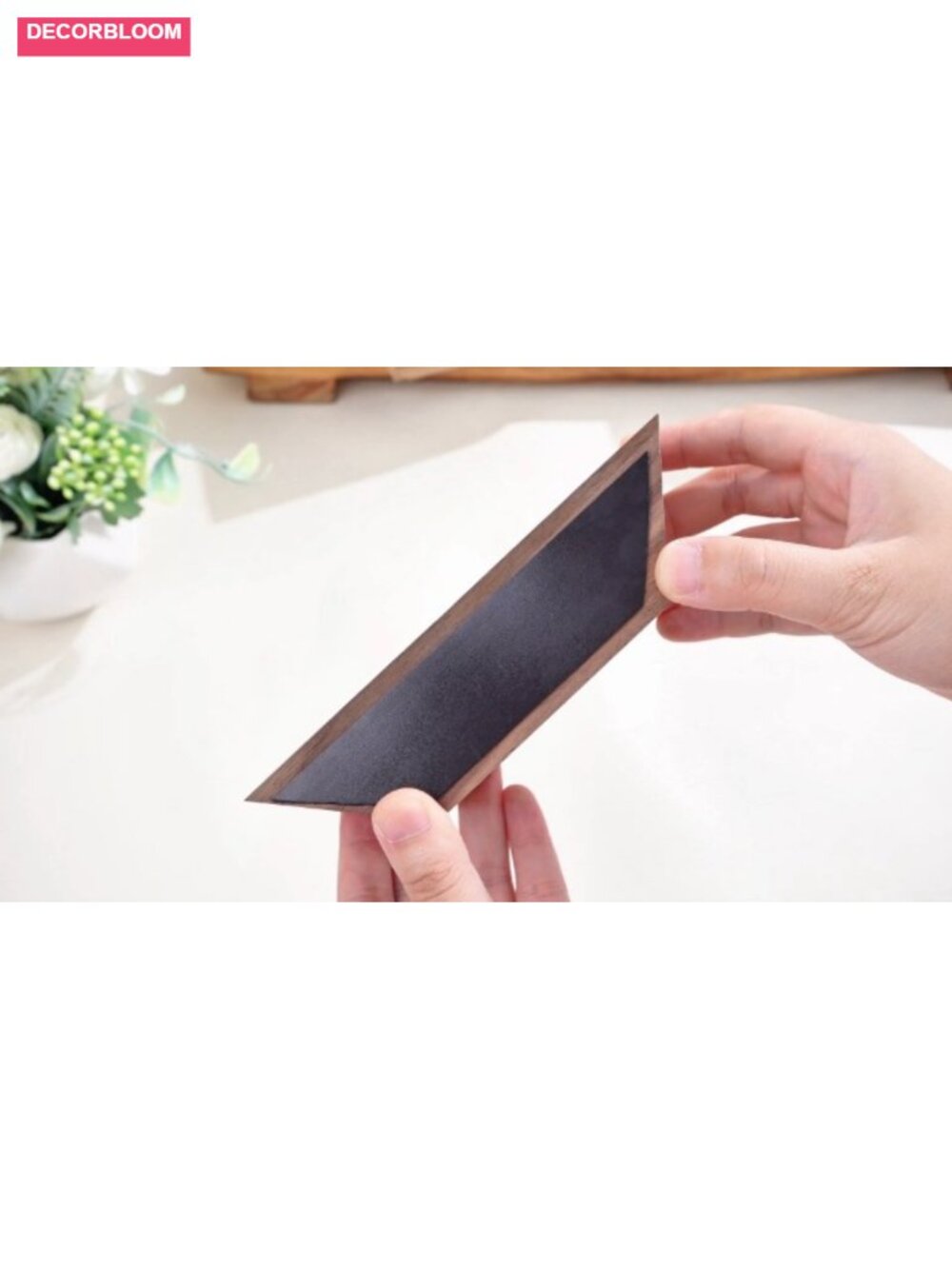 Magnetic Walnut Wood Coffee Filter Holder Set with 100 Filters & Spoon - Picture 6 of 6